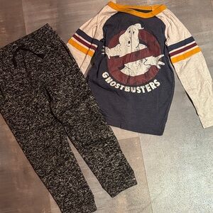 Sonoma Ghostbusters Kids Matching Set - Navy and Gray